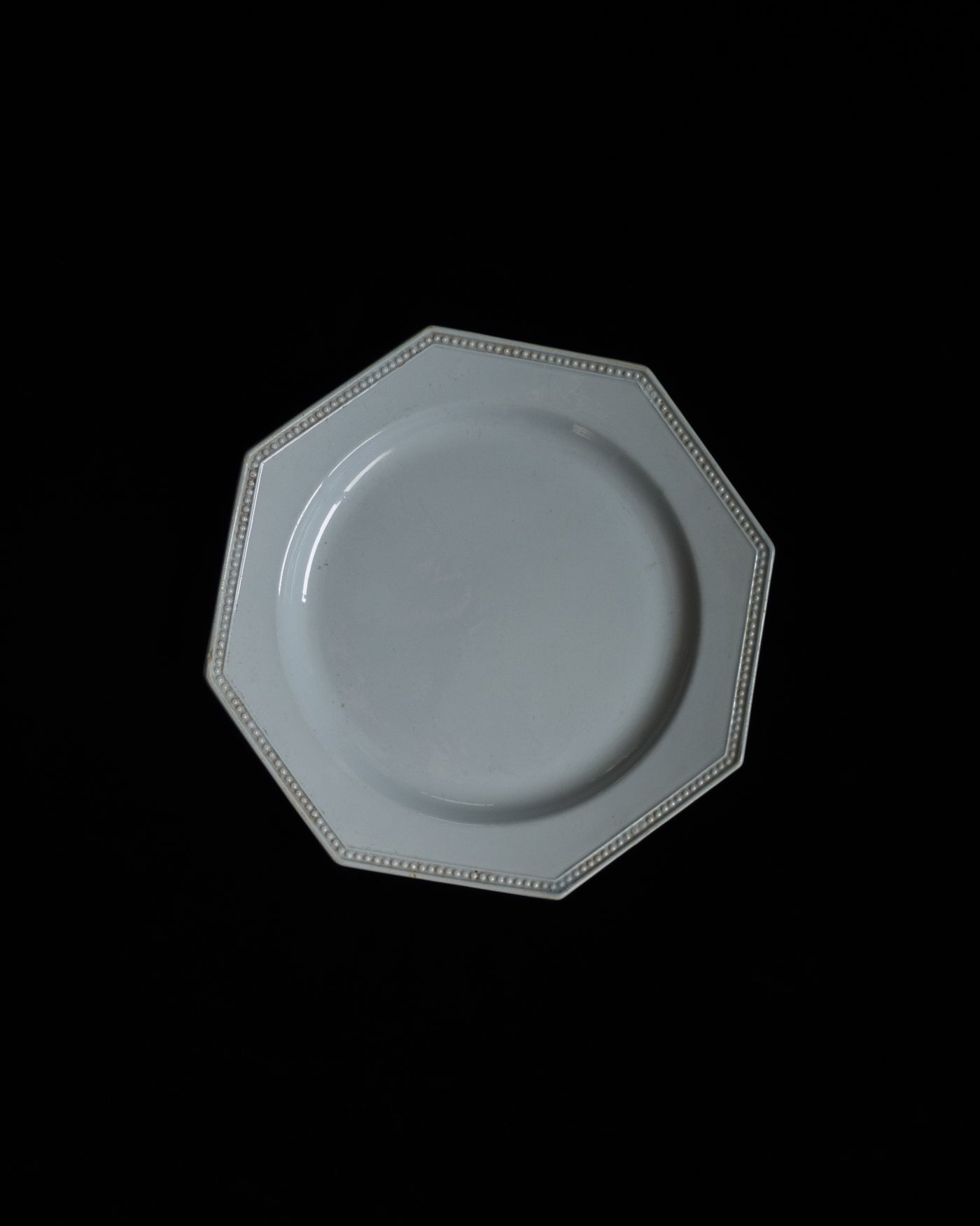 Montereau Octagonal Plate「青白磁 Seihakuji」