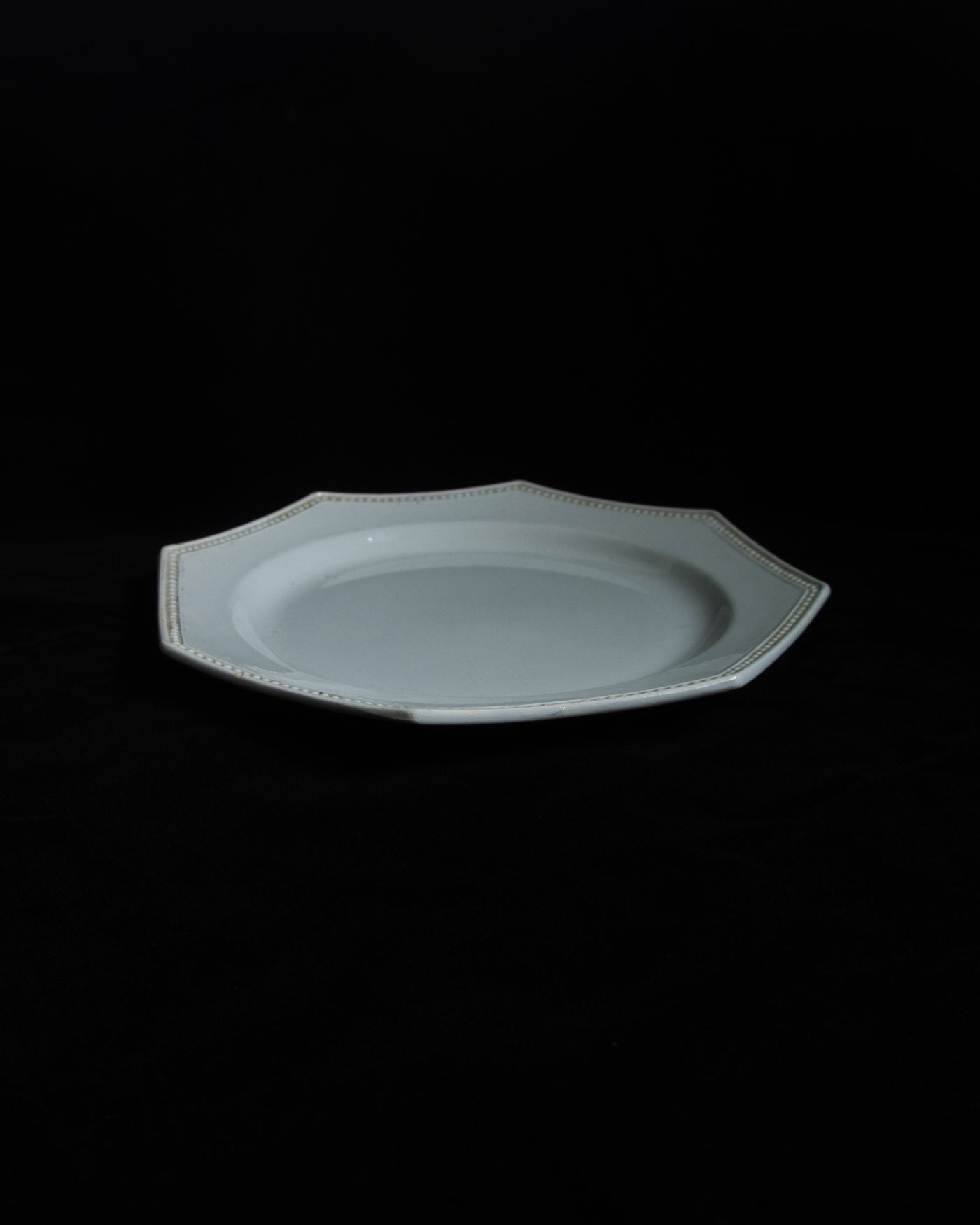 Montereau Octagonal Plate「青白磁 Seihakuji」