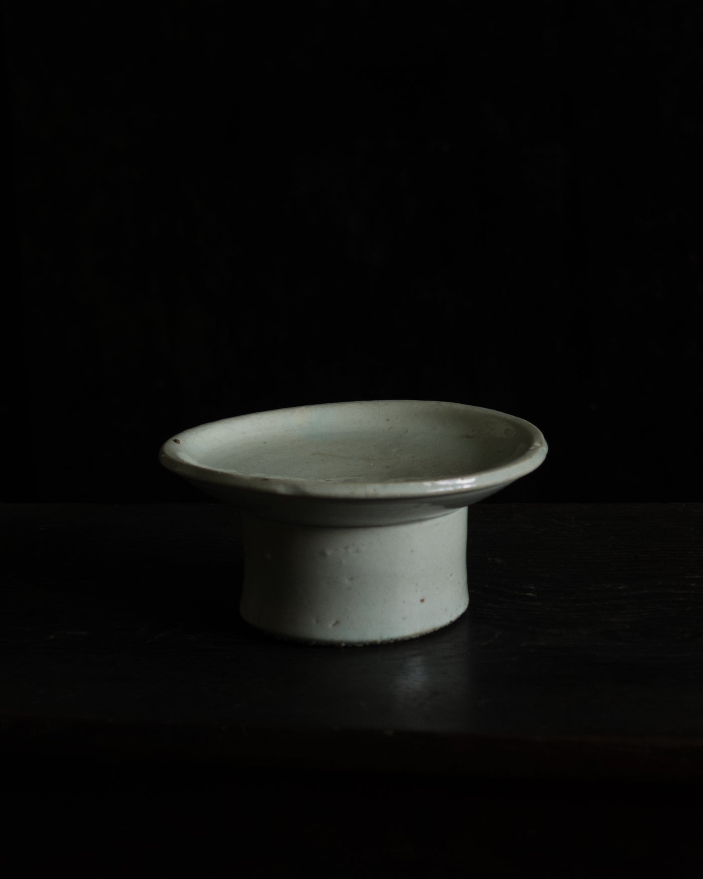 李朝分院白磁祭器 「Haku-ji」Footed Bowl / Joseon Sacrificial Utensil