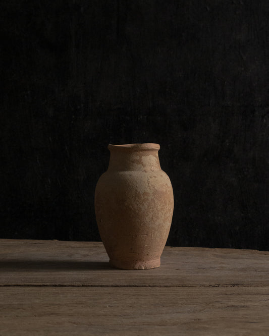 赤白橡陶瓶 Akashirotsurubami Pottery Jar
