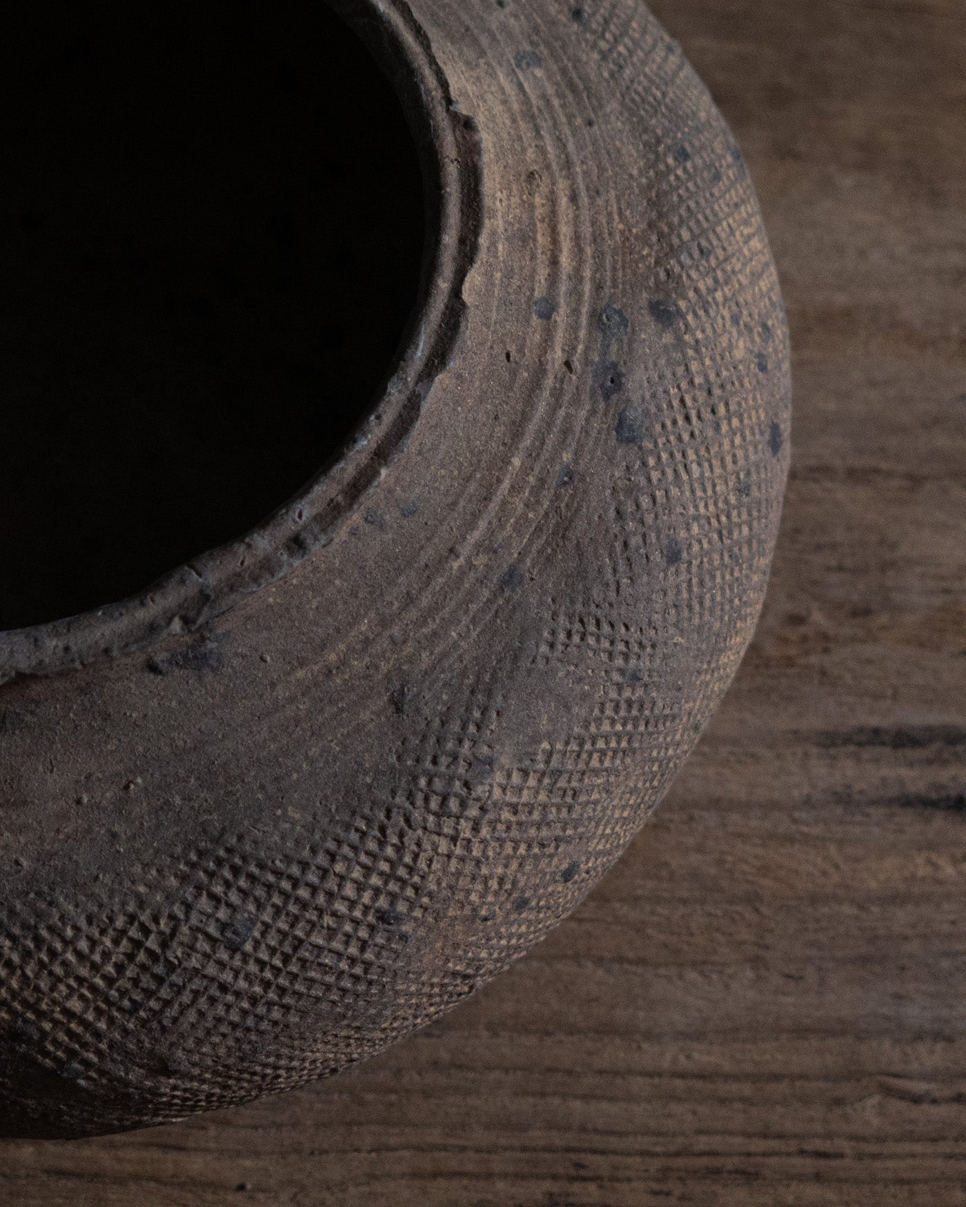 戰國印紋陶罐 Stamped Pottery Jar